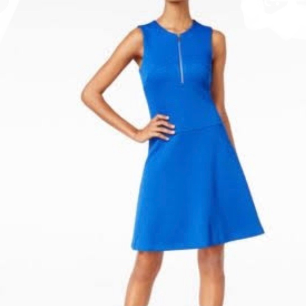 Nine West Blue Fit and Flare Dress size 10